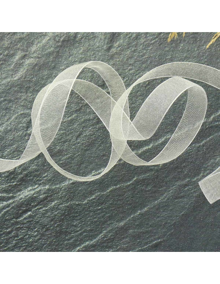 Organza ribbon - Cream