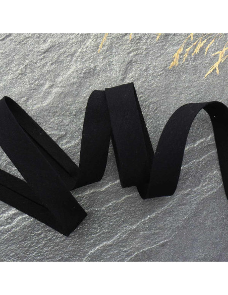 Double gauze bias - Black