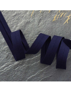 Double gauze bias - Navy blue