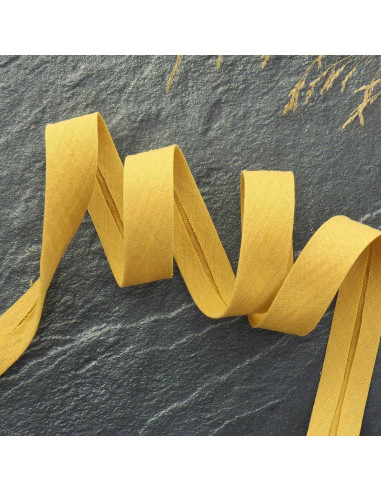 Double gauze bias - Ochre
