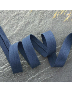 Double gauze bias - Indigo
