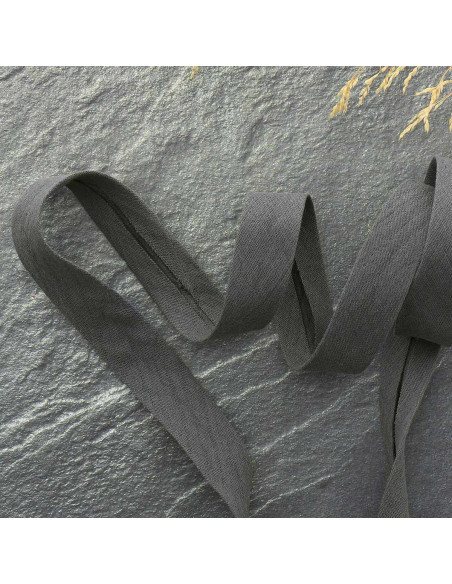 Double gauze bias - Dark gray