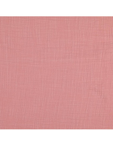 Vintage double gauze cotton fabric - Old pink