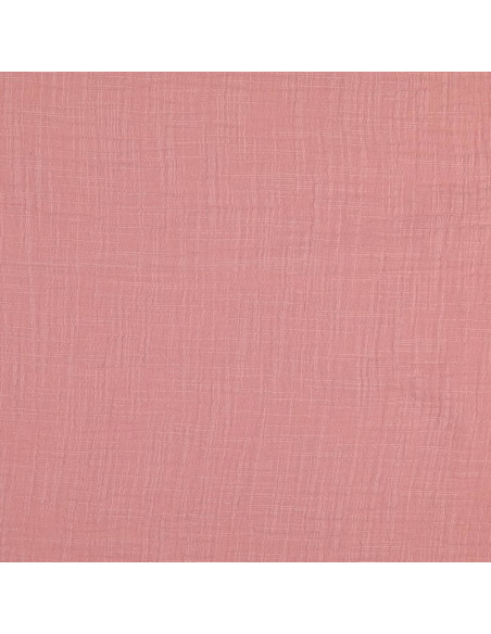 Vintage double gauze cotton fabric - Old pink