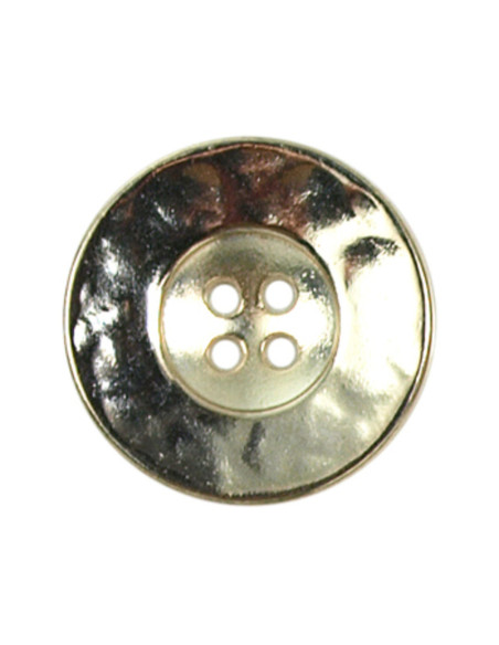 Tube with 2 buttons, 4 holes - 22 mm