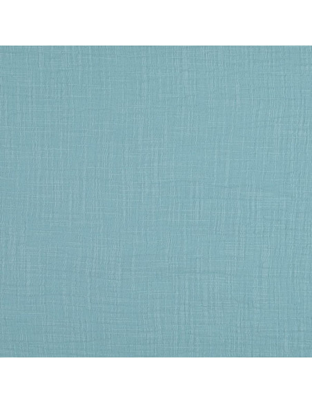 Vintage double gauze cotton fabric - Turquoise