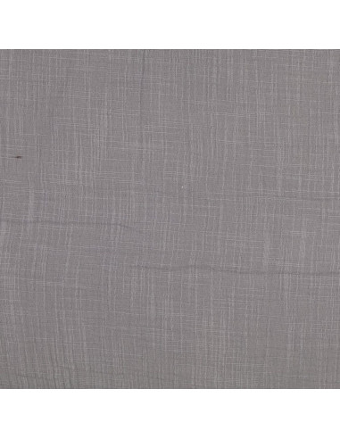 Vintage double gauze cotton fabric - Gray