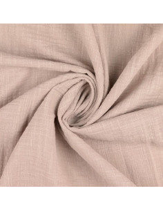 Vintage double gauze cotton fabric - Sand