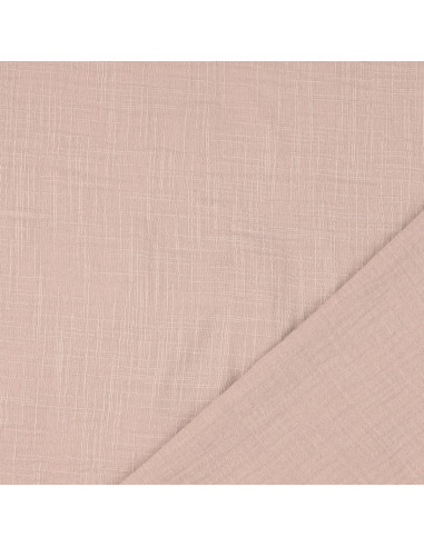 Vintage double gauze cotton fabric - Sand