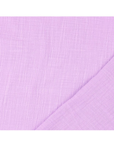 Vintage double gauze cotton fabric - Lilac