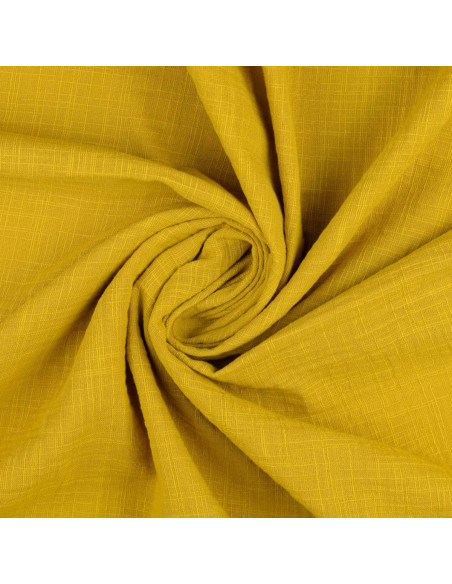 Vintage double gauze cotton fabric - Reed