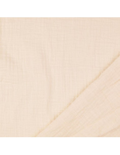 Vintage double gauze cotton fabric - Ecru 2