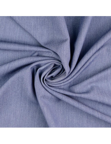 Soft gabardine fabric - Denim blue