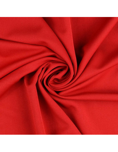 Soft gabardine fabric - Red