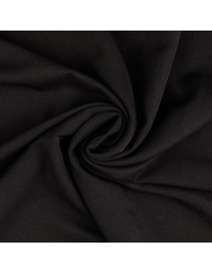 Soft gabardine fabric - Black