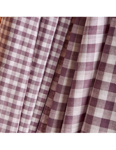 Off-White Divine Parma Gingham Double Gauze Fabric - Atelier Brunette