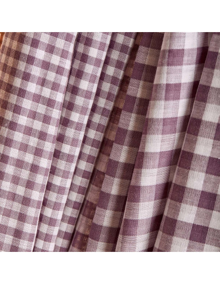Off-White Divine Parma Gingham Double Gauze Fabric - Atelier Brunette