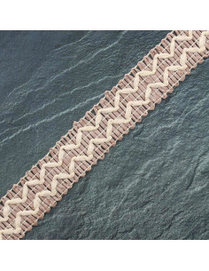 Dark beige raffia ribbon