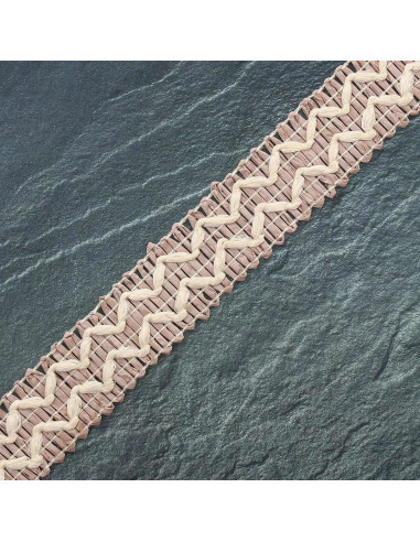 Dark beige raffia ribbon