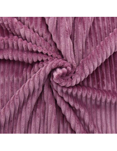 Minky fabric wide ribs - Rosewood