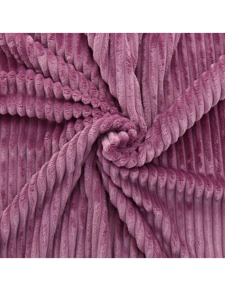 Minky fabric wide ribs - Rosewood