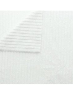 Minky fabric wide ribs - Ecru 2