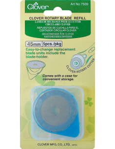 5 replacement blades for Clover cutter - 45 mm