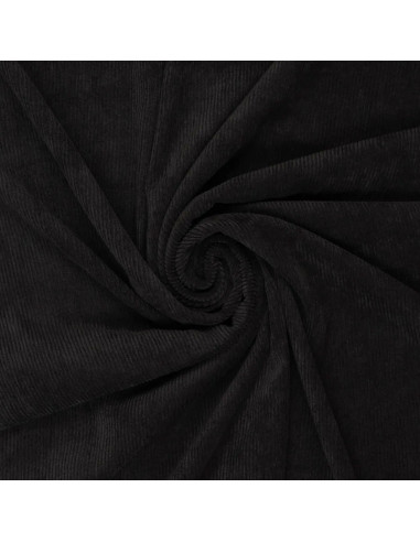 Corduroy fabric - Black