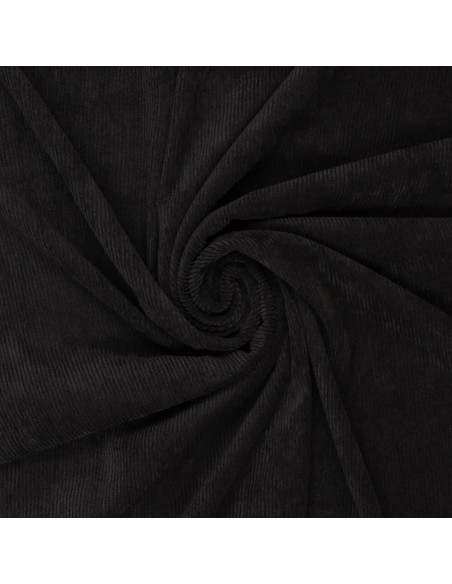 Corduroy fabric - Black