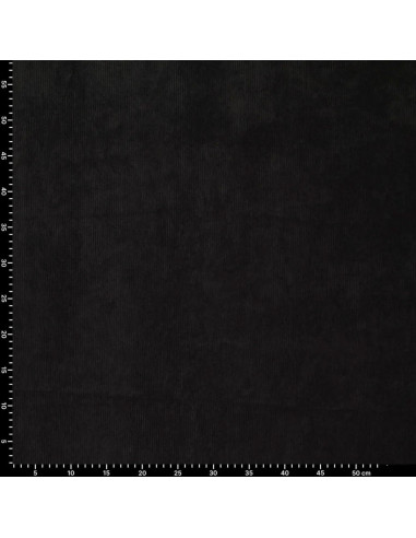 Corduroy fabric - Black
