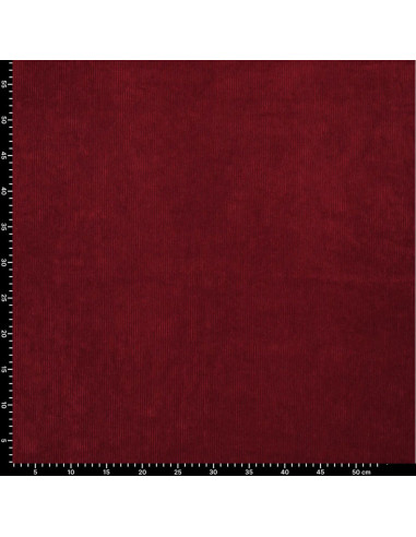 Corduroy fabric - Bordeaux