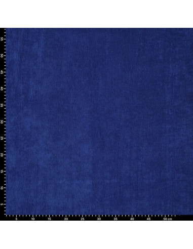 Corduroy fabric - Royal blue