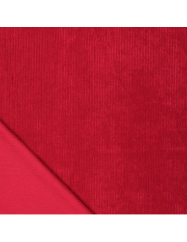 Corduroy fabric - Red