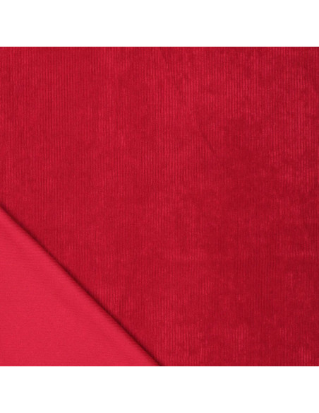 Corduroy fabric - Red