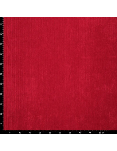 Corduroy fabric - Red