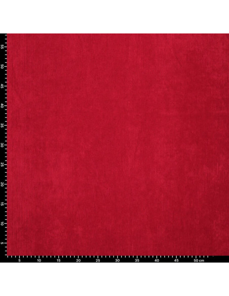 Corduroy fabric - Red