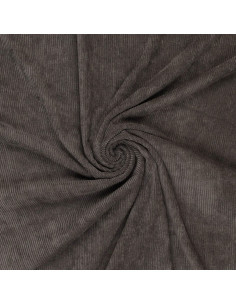 Dark gray corduroy fabric