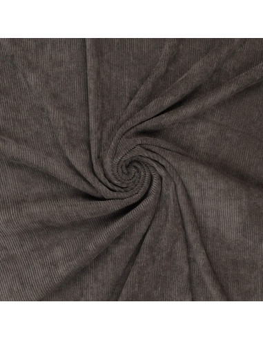 Dark gray corduroy fabric