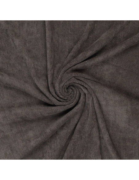 Dark gray corduroy fabric