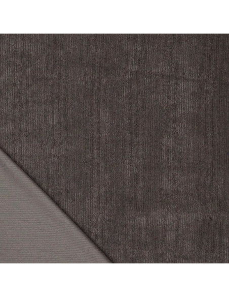 Dark gray corduroy fabric