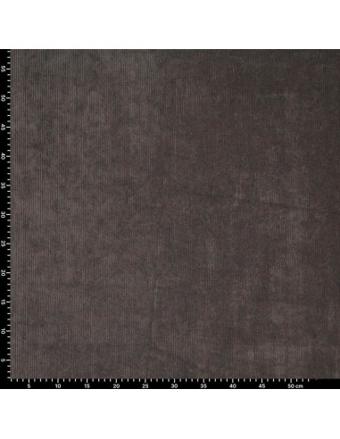 Dark gray corduroy fabric