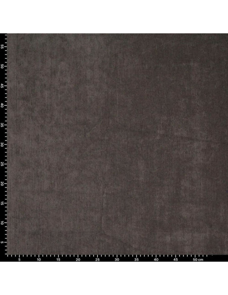Dark gray corduroy fabric