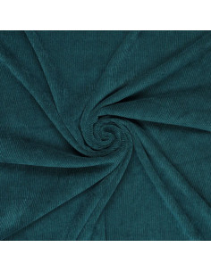 Corduroy fabric - Petrol blue