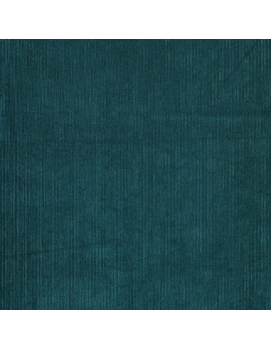 Corduroy fabric - Petrol blue