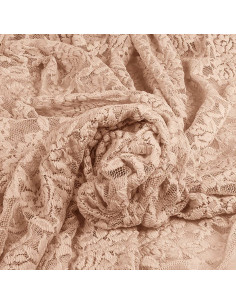 Stretch lace fabric Glamour - Nude 2