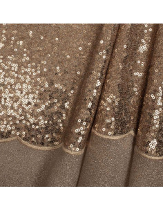 Sequin fabric - Champagne