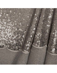 Sequin fabric - Silver