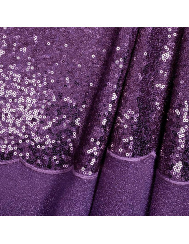Sequin fabric - Purple