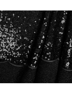 Sequin fabric - Black