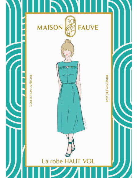 High Flight Dress Pattern - Maison Fauve